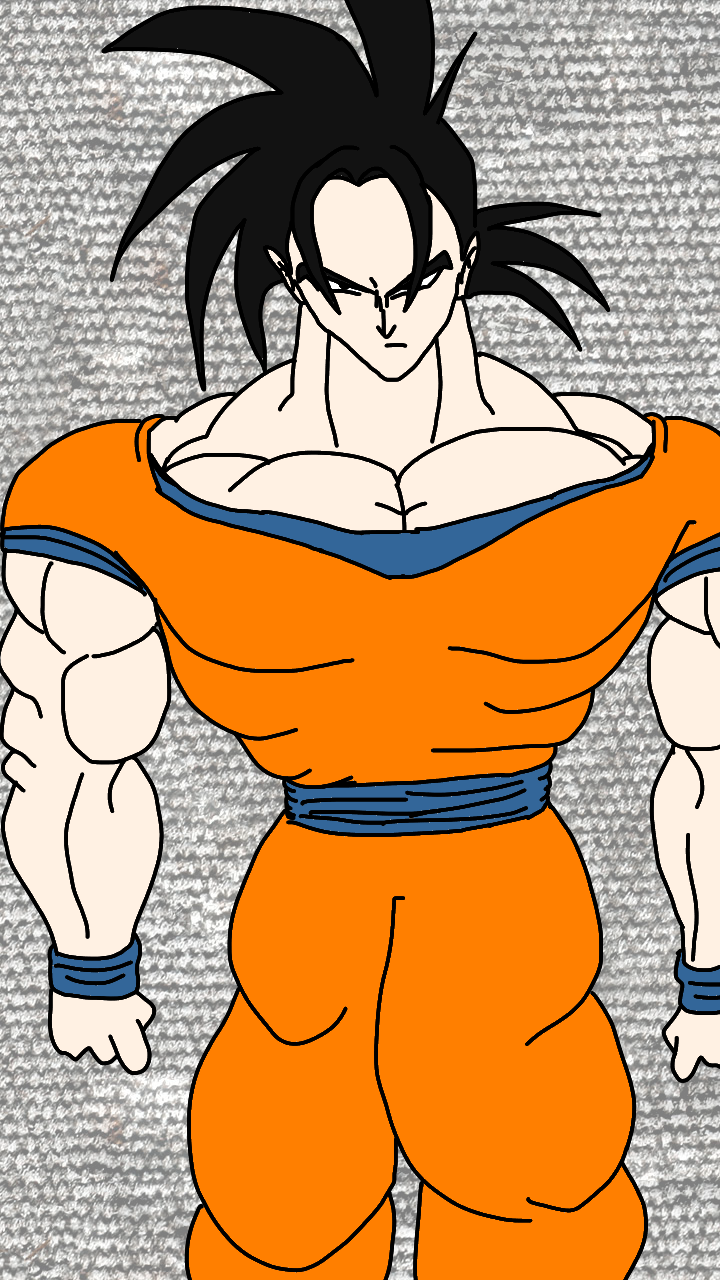Son goku base form (serious) by Visionofa on DeviantArt Son goku base form (serious) by Visionofa on DeviantArt