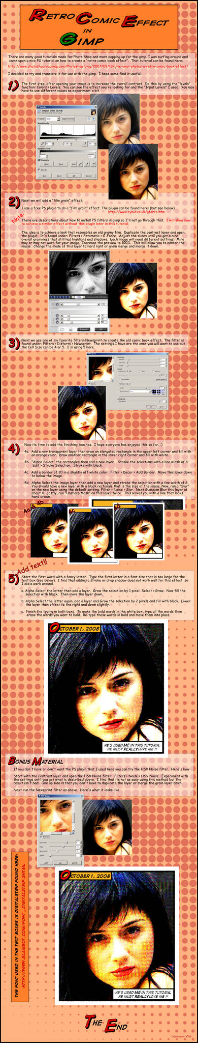 retro comicbook effect in gimp by istarlome on DeviantArt