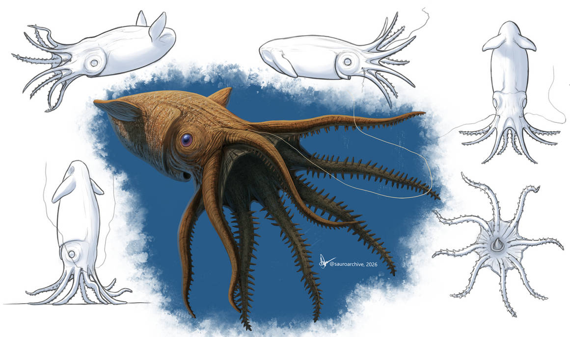 Nanaimoteuthis Studies And Life Reconstruction By Sauroarchive On nanaimoteuthis-studies-and-life-reconstruction-by-sauroarchive-on