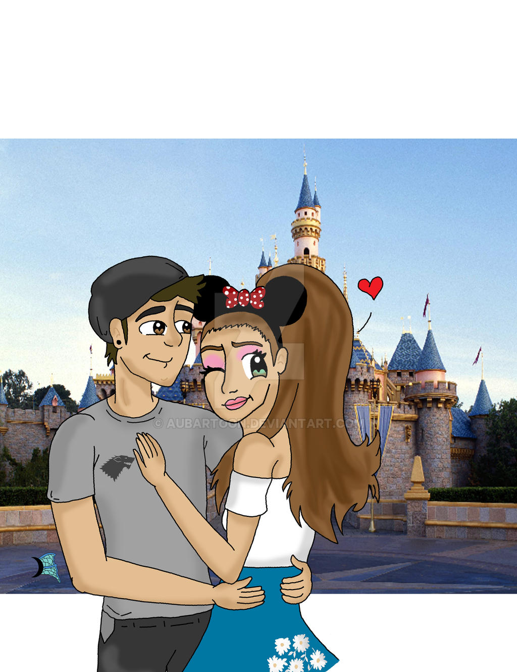 Disney Duo Deviantart Disney Couple by Aubartoon on DeviantArt