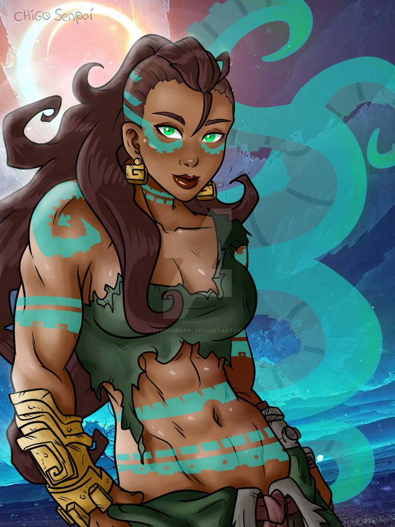 Leauge of Legends - illaoi by AllAroundSpaces on DeviantArt