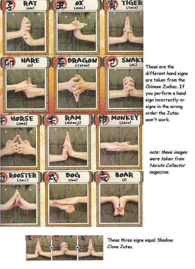 Clone Jutsu Easy Naruto Hand Signs - JEFAR.NET