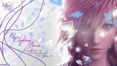 Claire Lightning Farron Shattered Wallpaper V1