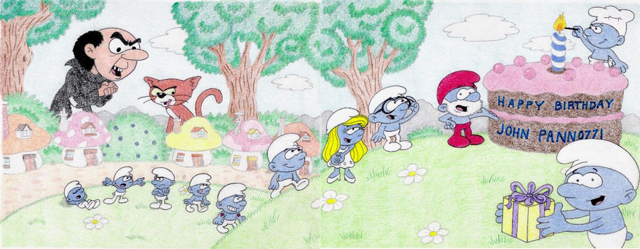 A Smurfy Birthday, JFP