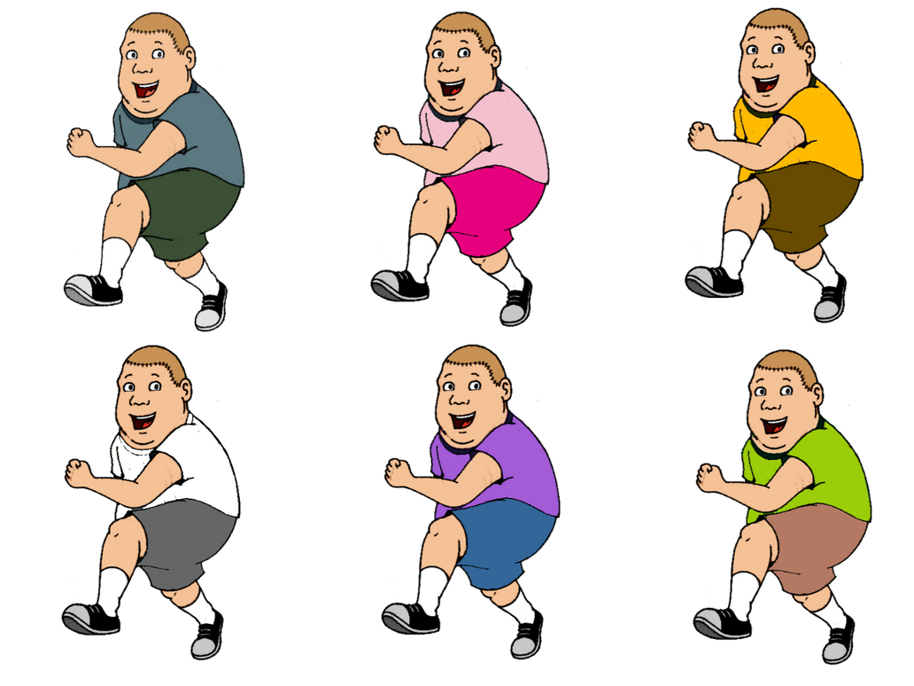 Bobby Hill Sprint Color Palette by Yeldarb86 on DeviantArt