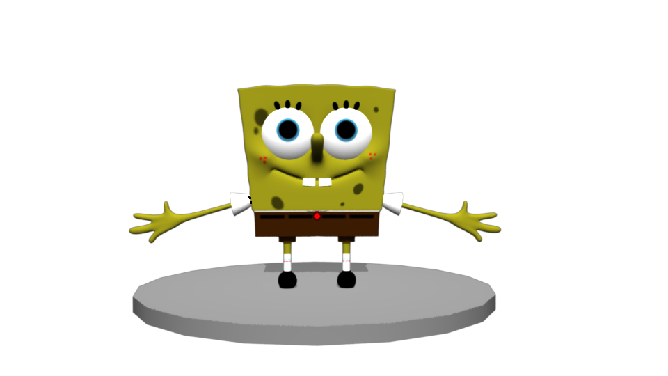 Spongebob Model Rotation Spongebob 3D Model. by nesskirby7 on DeviantArt