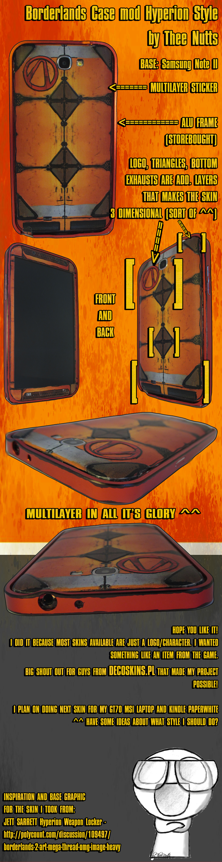 smartphone skin borderlands 2