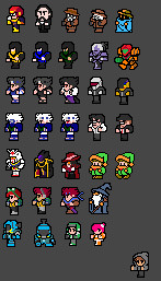 Final Fantasy NES Sprite Fun 2