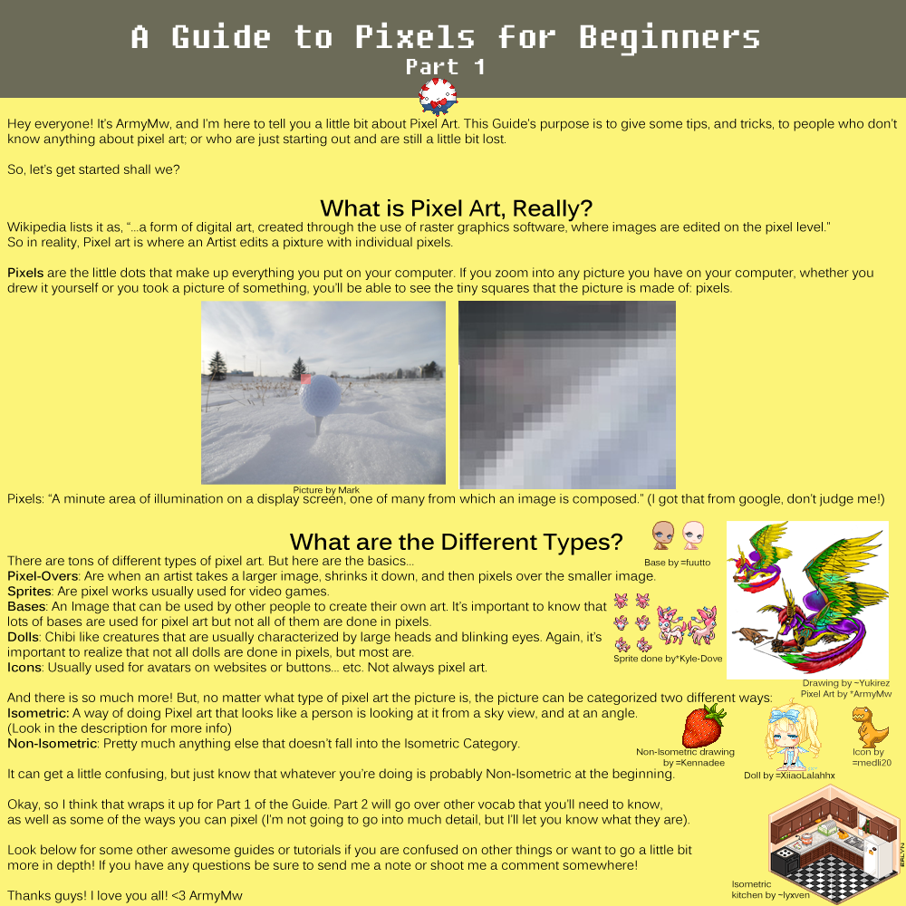 A Guide to Pixels for Beginners, Part 1