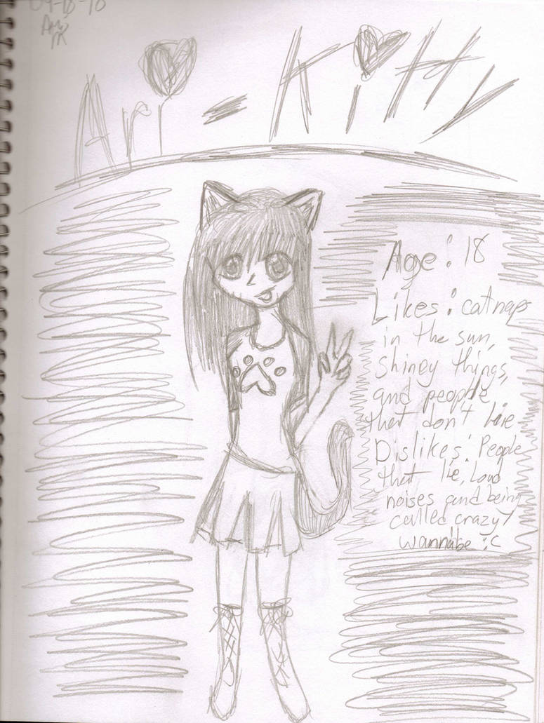 Ari Kitty Drawing by BellaAri-EdwardJames on DeviantArt