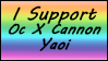 .:. I Support Oc X Cannon Yaoi .:.