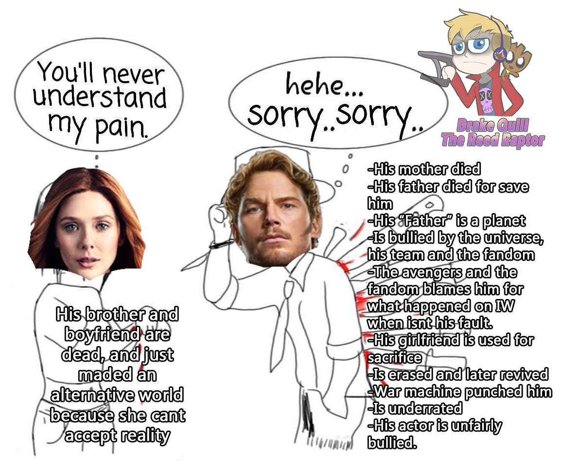 MCU You'll never understand my pain by RavangerSquid on DeviantArt