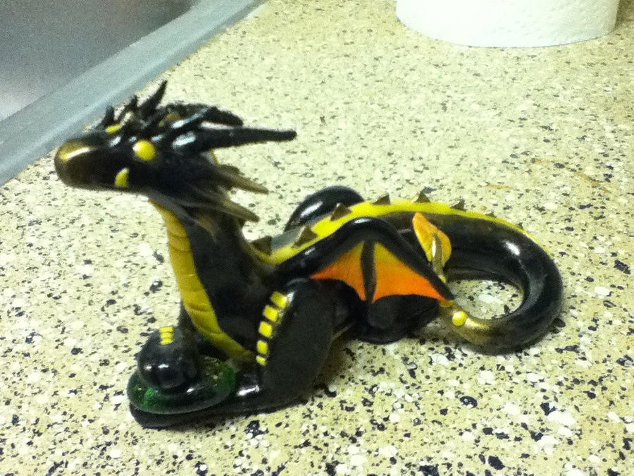 Black and Gold Dragon