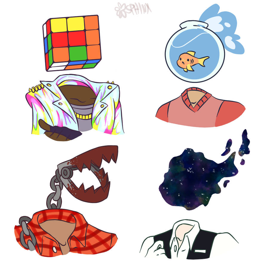 Random Object Head Object Heads by MonstersAnonymous on DeviantArt