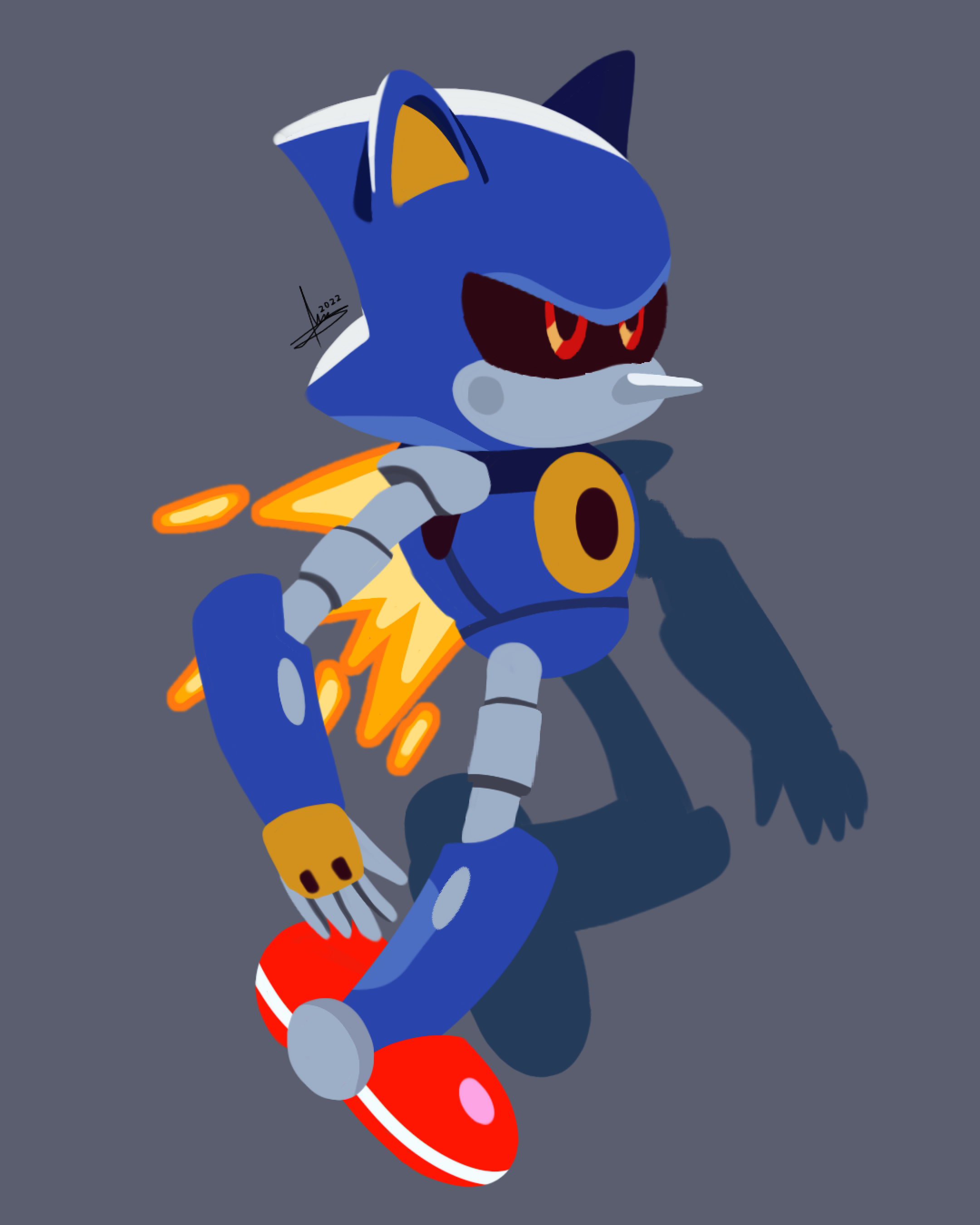 Metal Sonic by Kelskora on DeviantArt