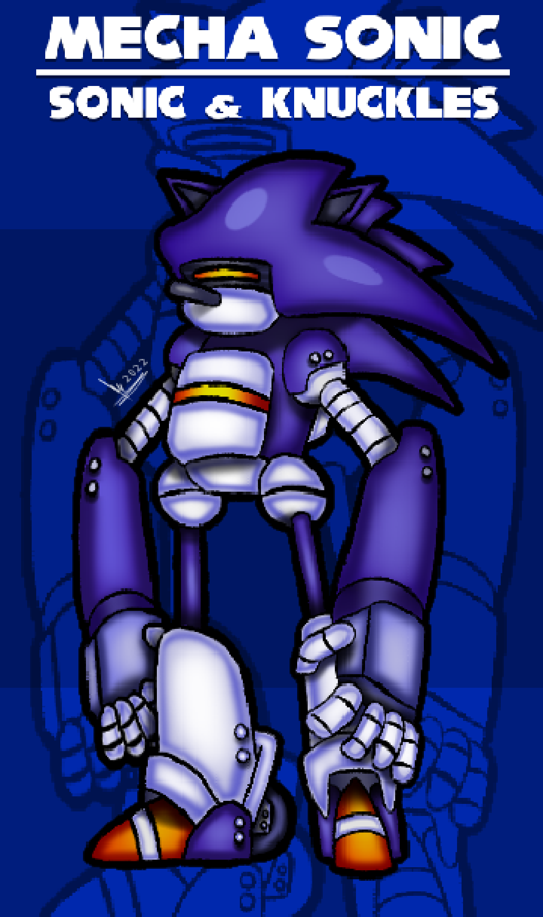 Mecha Sonic by Owaka on DeviantArt