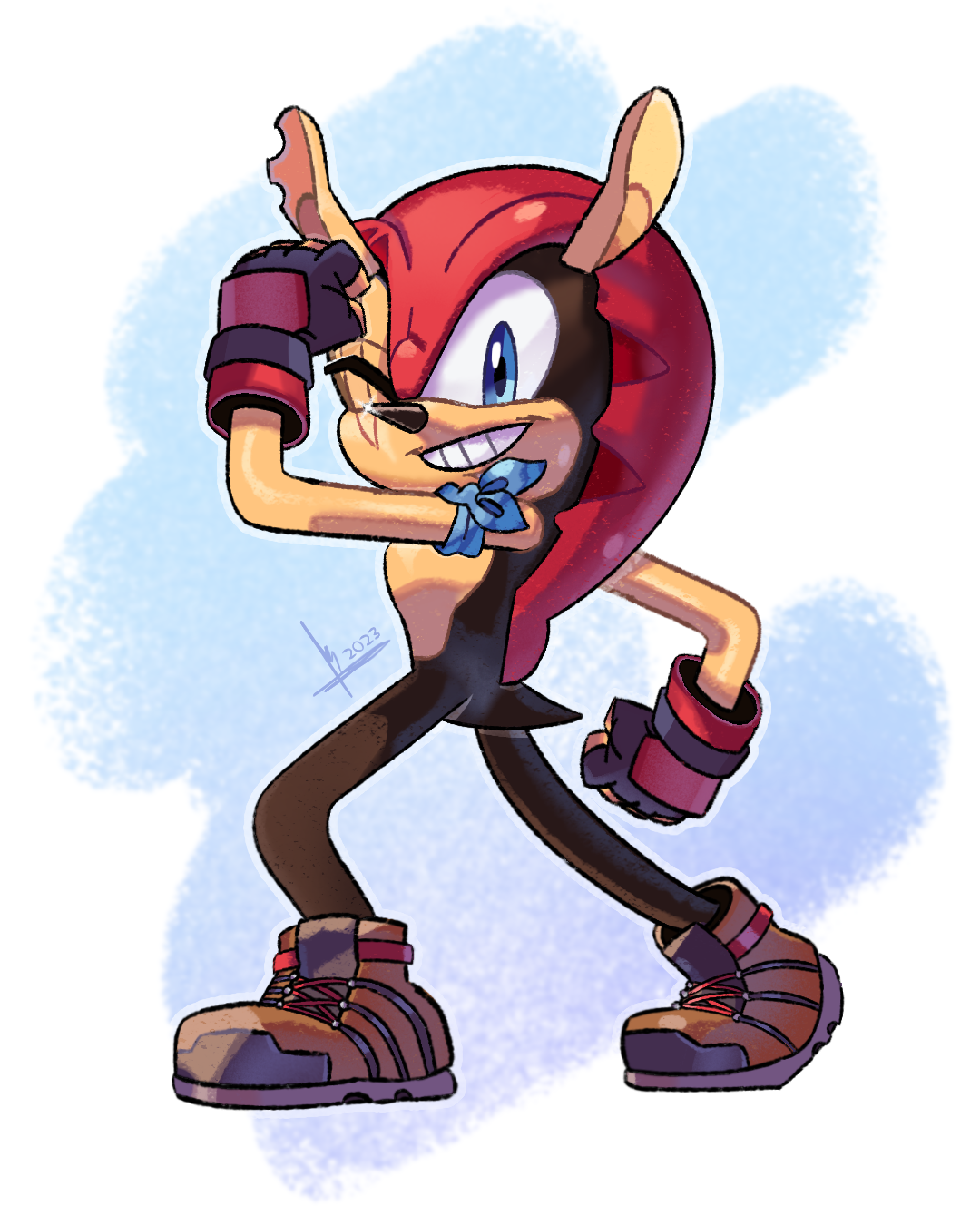 Mighty the Armadillo by MsGore666 on Newgrounds