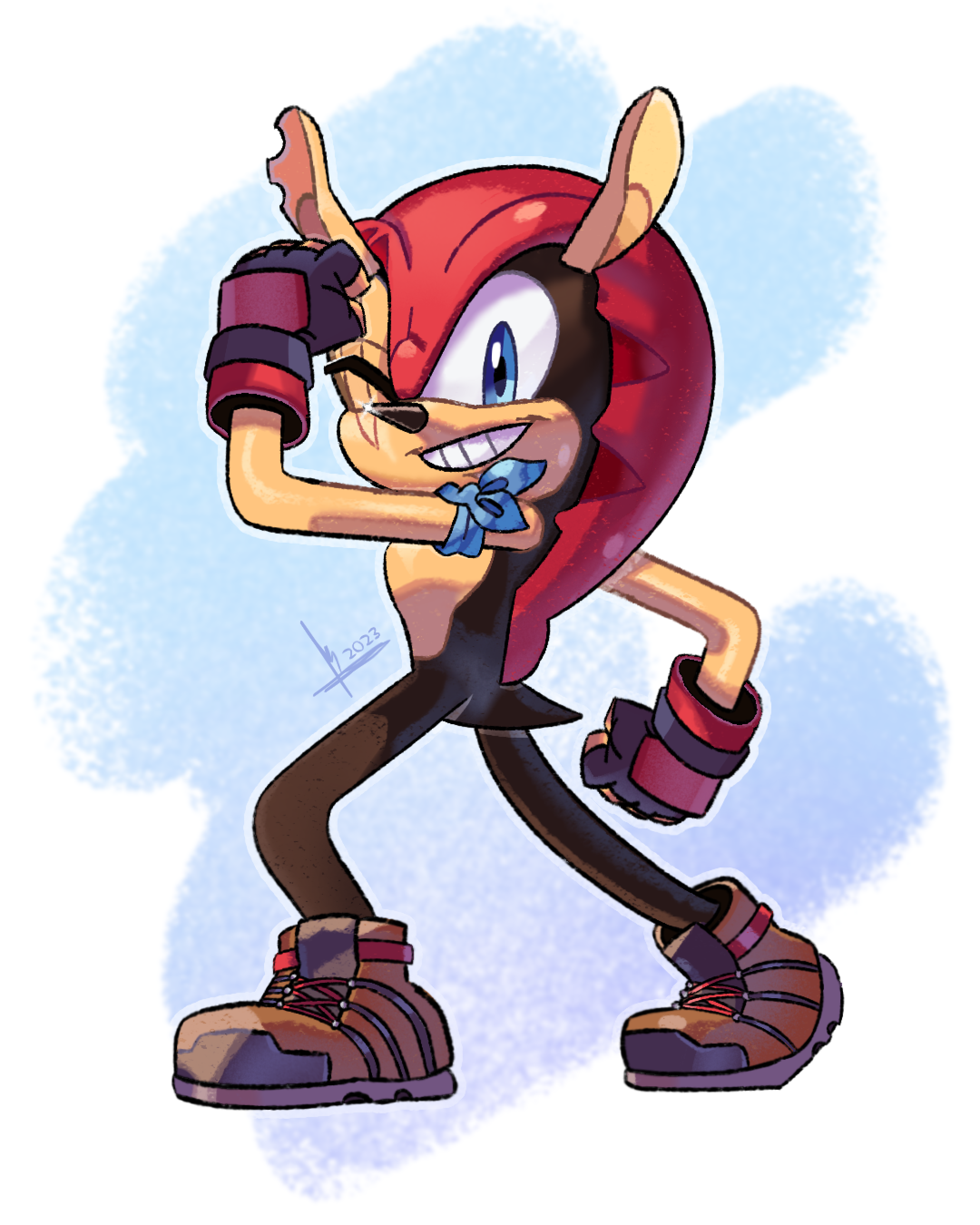 Mighty the Armadillo by UltraIstinctDrawing on DeviantArt