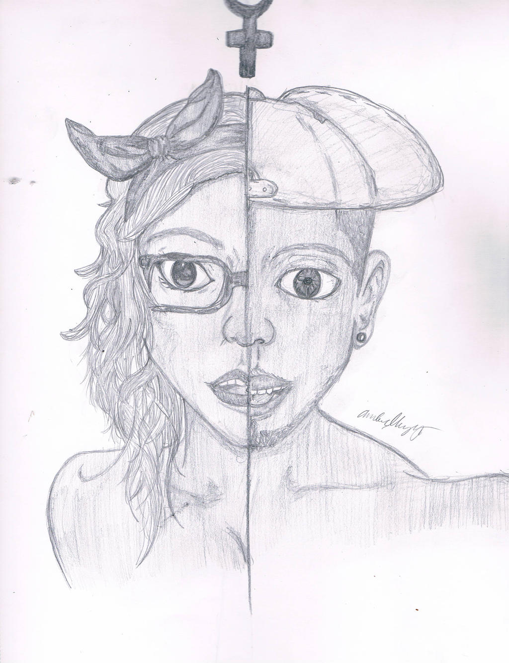 Half Boy Half Girl By Ikira Chan On Deviantart Half Boy Half Girl By Ikira Chan On Deviantart
