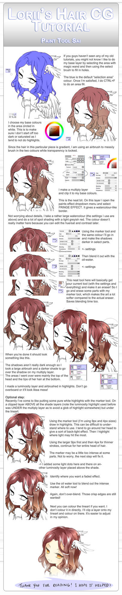 Lorii's Updated Hair CG Tutorial by Sunflorii on DeviantArt