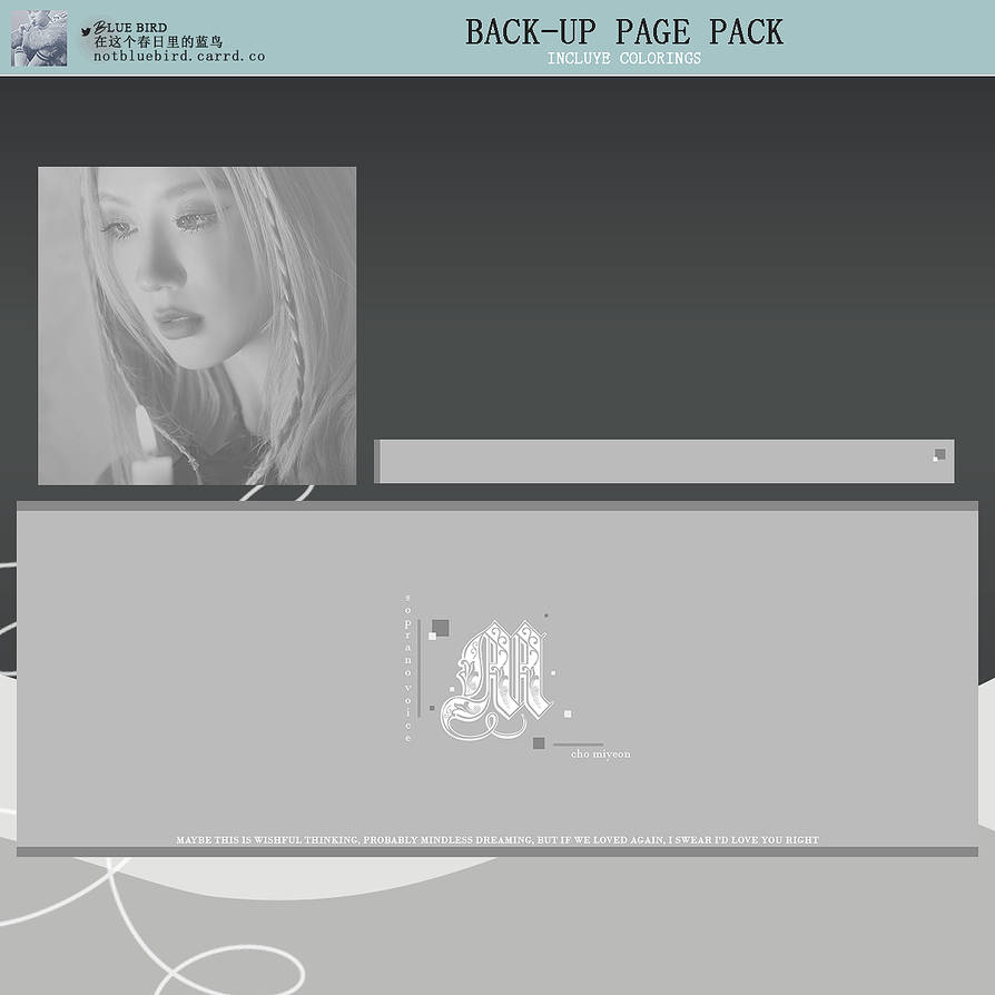 back-up page pack #006 . by blue bird by notbluebird on DeviantArt