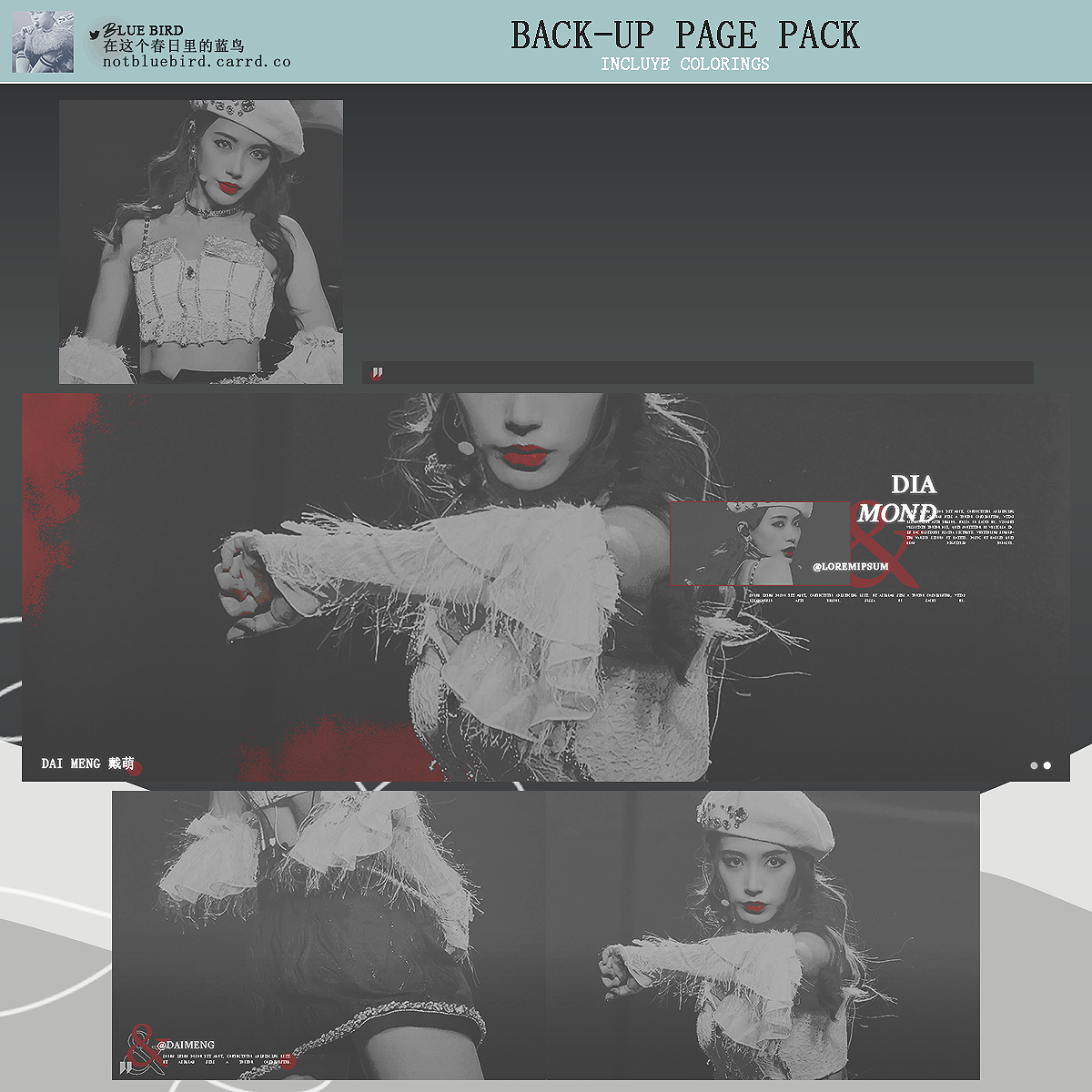 back-up page pack #009 . by blue bird by notbluebird on DeviantArt