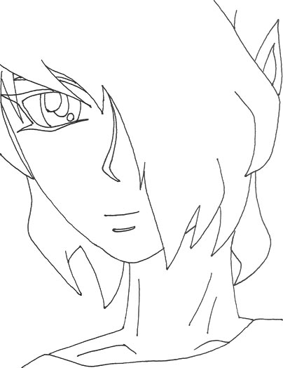 Random Guy 01 lineart