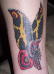 Mothra tattoo