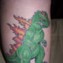 Godzilla 2000 tattoo