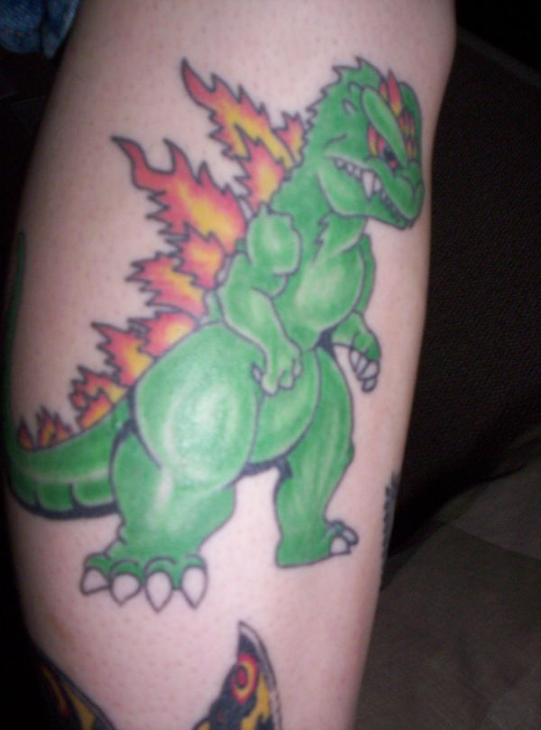 Godzilla tattoo