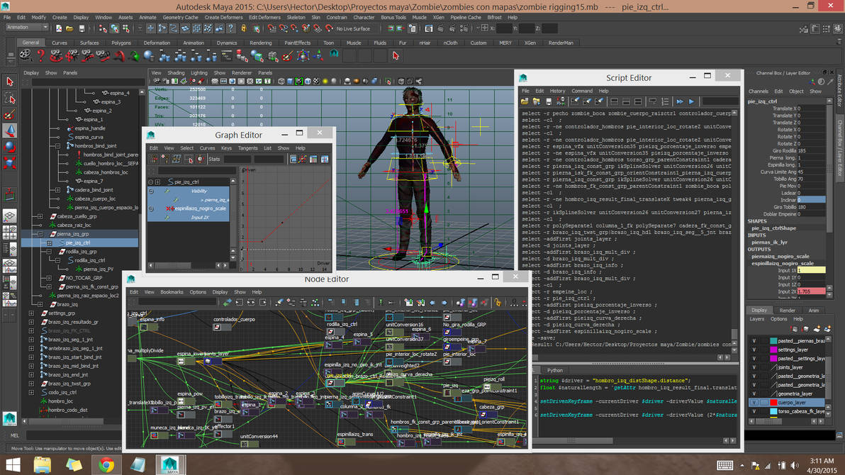 Rig by HectorAT12 on DeviantArt