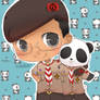 Scout Boy and Panda