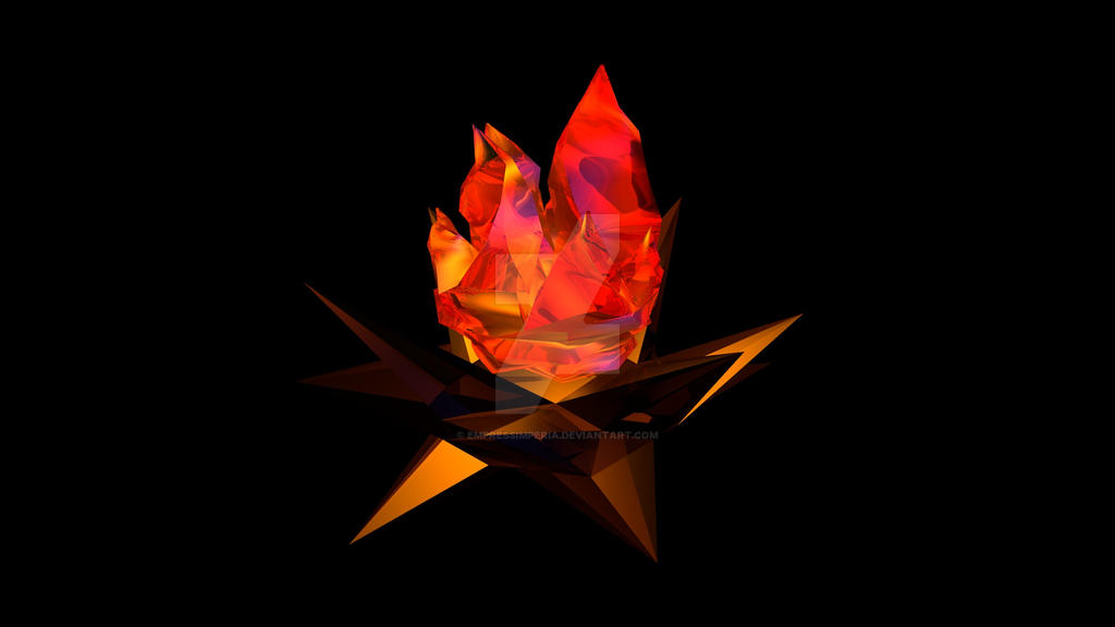 Flame Crystal Art