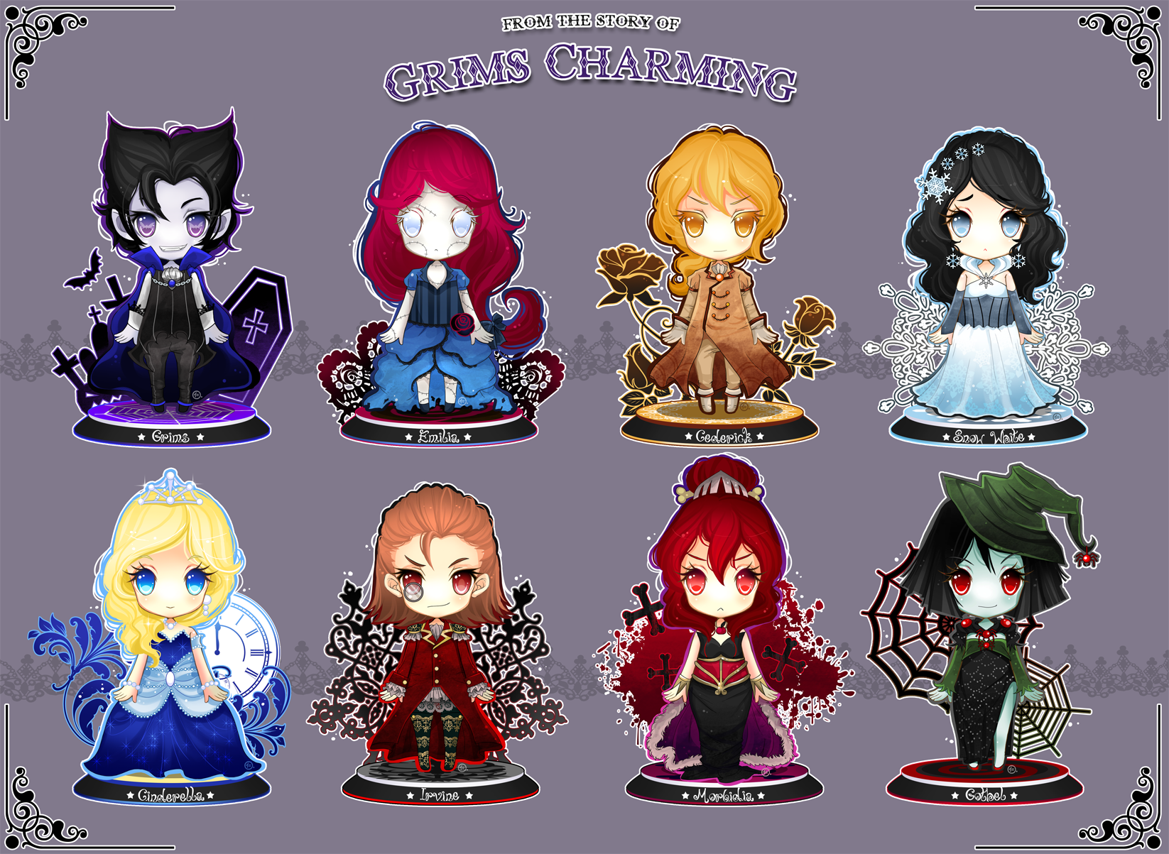 Chibi Set CharmingNightmare