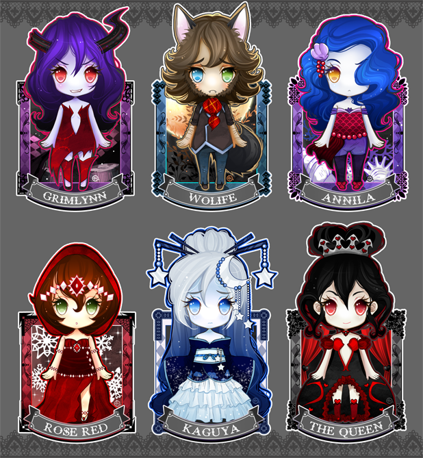 CharmingNightmare_chibi_set