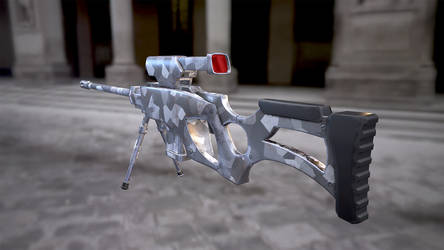 Futuristic Sniper Rifle