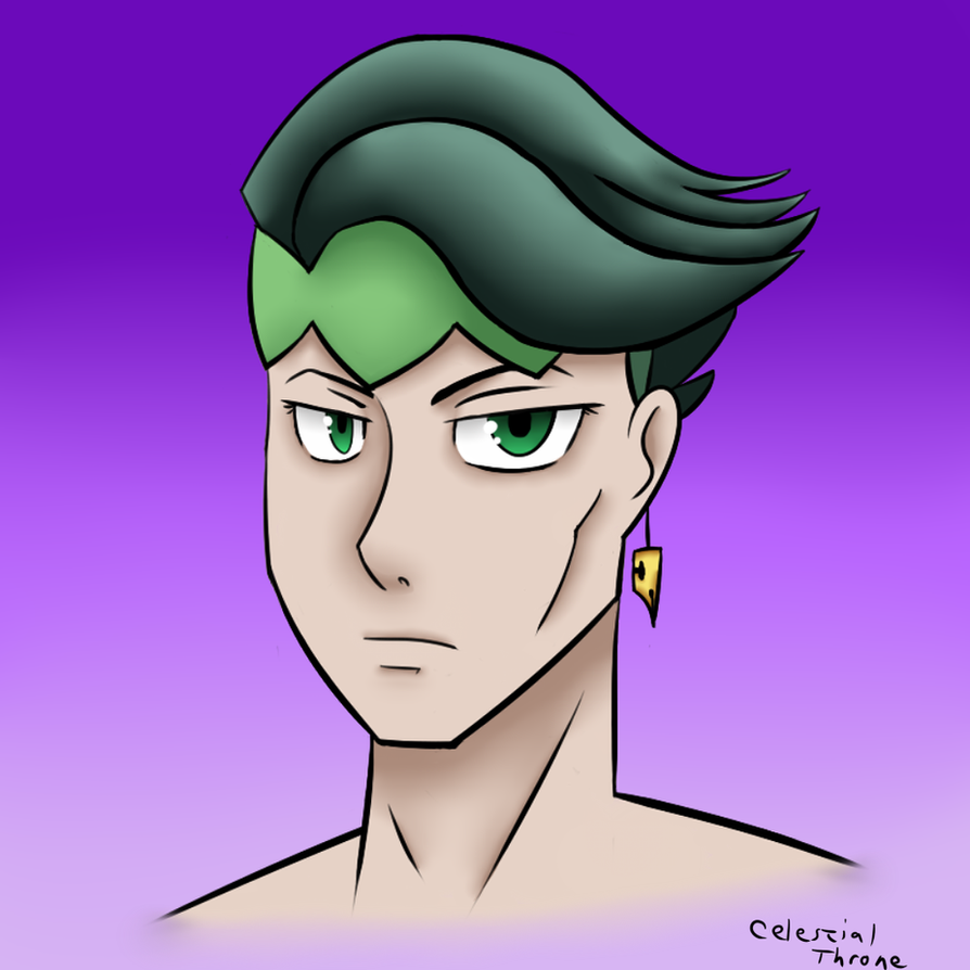 Rohan Kishibe 2F0 Rohan Kishibe headshot by CelestialThroneMusic on DeviantArt.