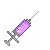 Syringe: Heart Injection :Purple: by MissLadyMinx