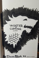 #Inktober2017 Day 4: House Stark (Game of Thrones)