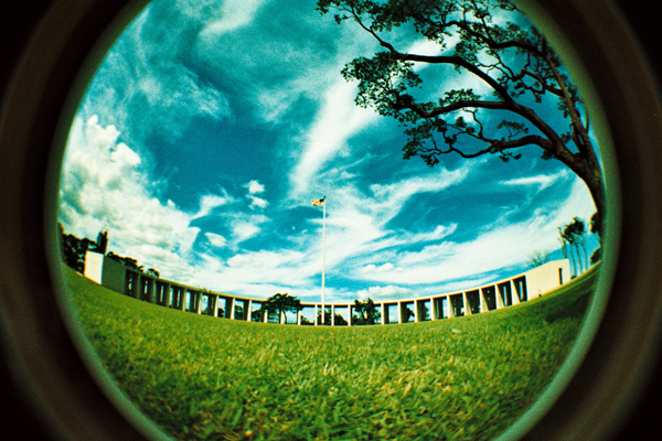 fisheye - american flag