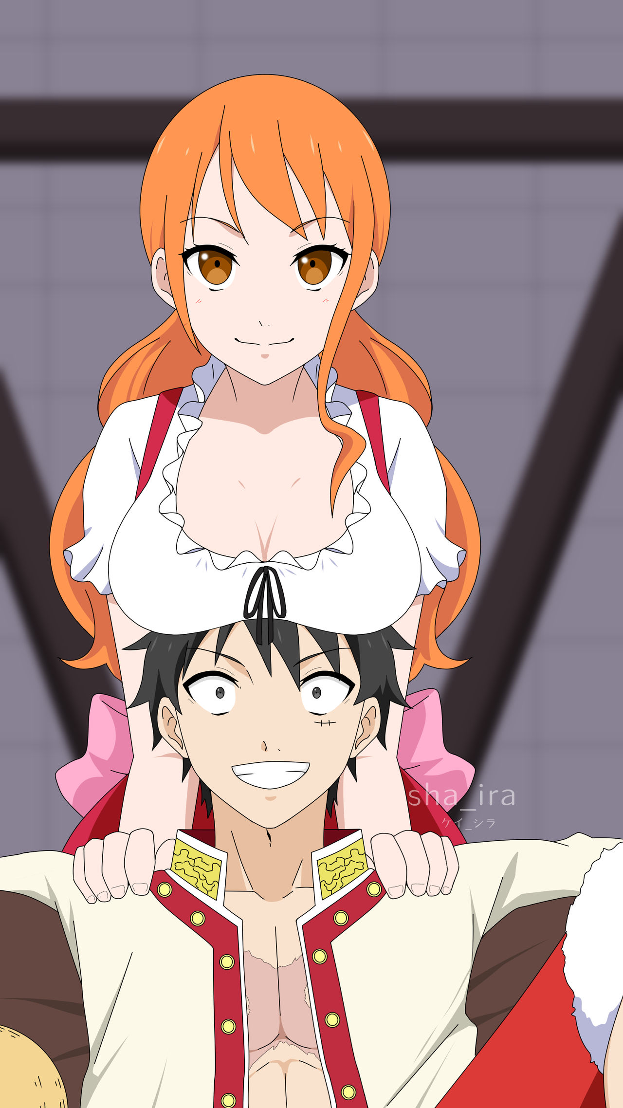 Luffy X Nami By BungaLili On DeviantArt luffy-x-nami-by-bungalili-on-deviantart