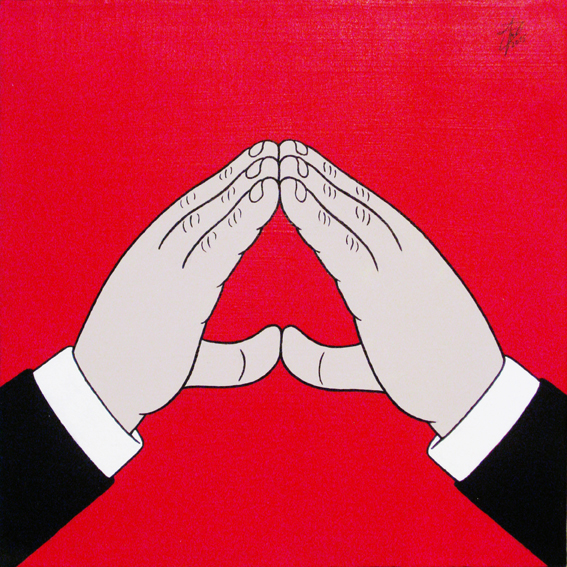 Hands- acrylic on panel canvas, 20x30cm, 2015