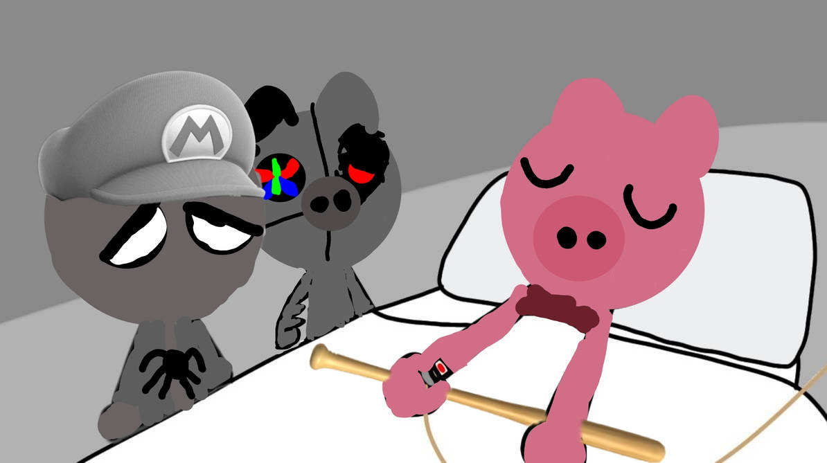 Defbed piggy (feat suicide Spider Mario Sonic) by boy13566 on DeviantArt