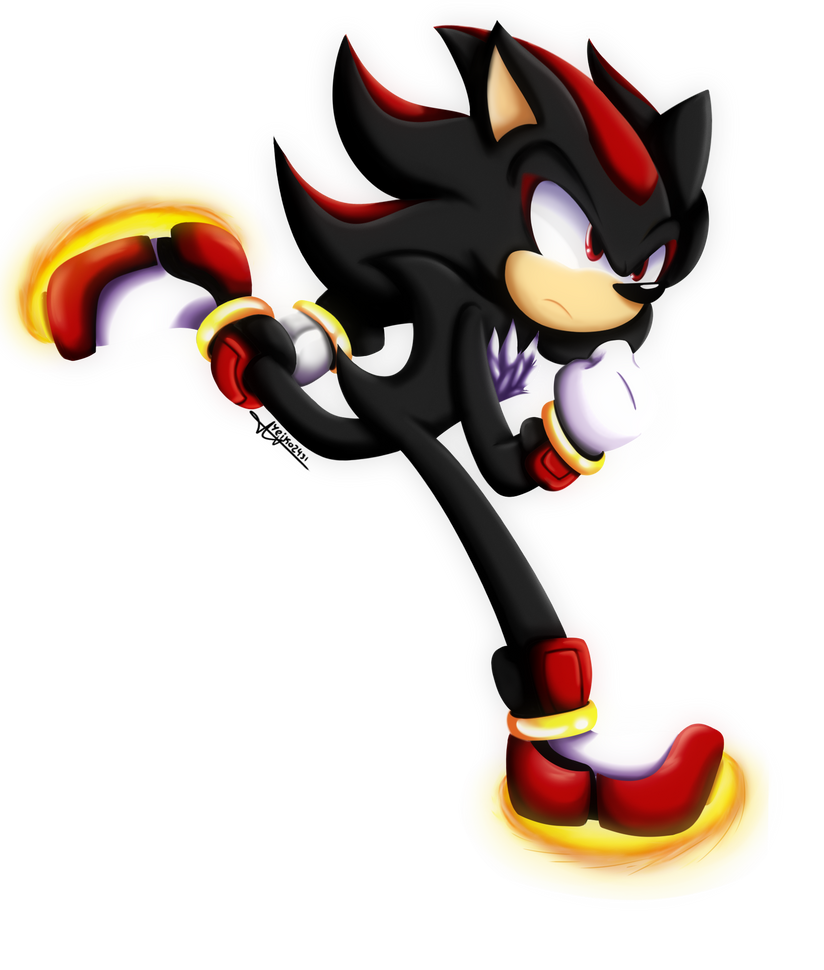 Shadow Running Deviantart Shadow The Hedgehog Running by Yeiko2431 on DeviantArt