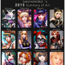 Sakuyasworld's 2015 Summary of Art Meme