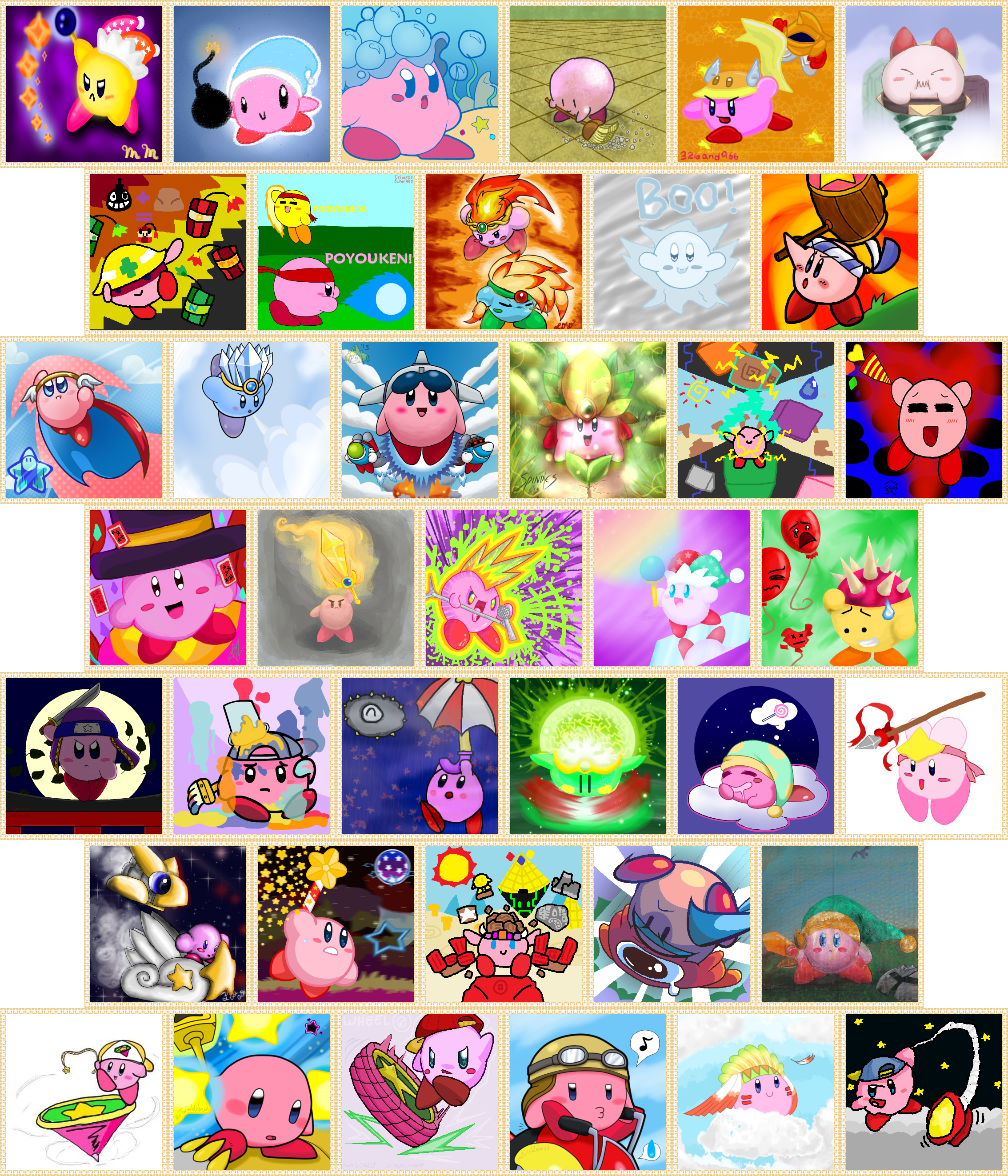 Kirby Copy Ability Collab