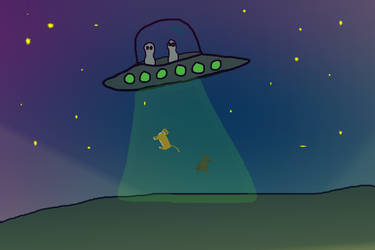 aliens abducting cats