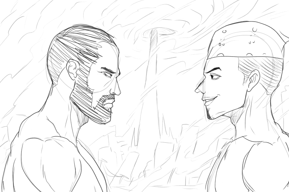 There is a gigachad among us (WIP) by Cop2 on DeviantArt