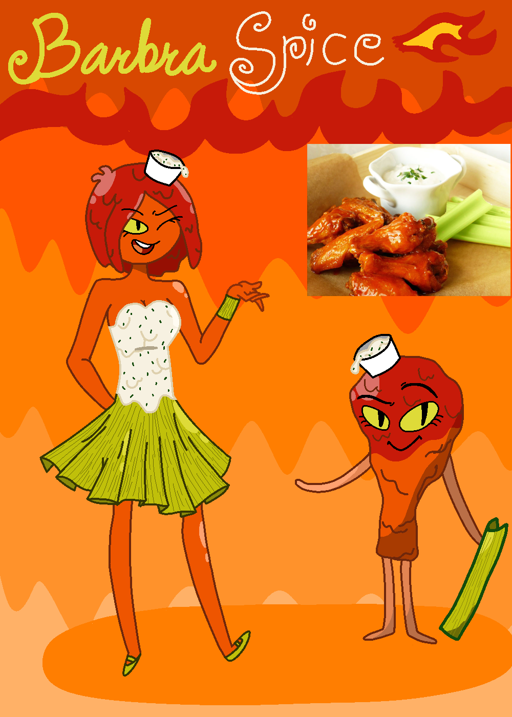 FFP Contest Entry- Barbra the Buffalo Wing