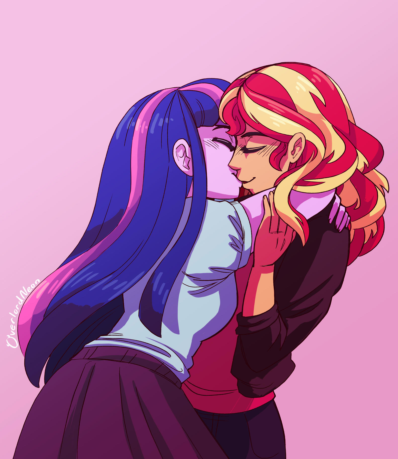 Kiss Deviantart Kissing practice by OverlordNeon on DeviantArt